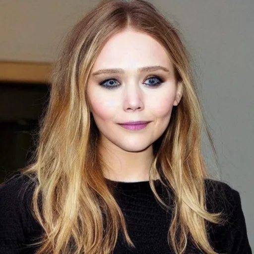 Image similar to elizabeth olsen mixed with jennifer lawrence