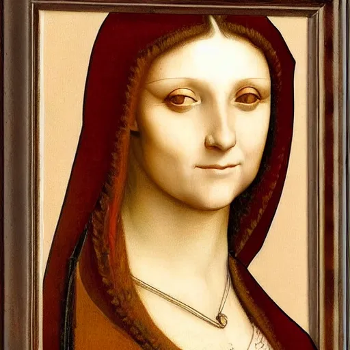 Prompt: painting of a woman by leonardo da vinci