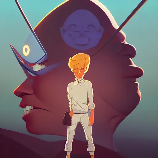 Prompt: face icon stylized minimalist the new adventures of johnny quest, loftis, cory behance hd by jesper ejsing, by rhads, makoto shinkai and lois van baarle, ilya kuvshinov, rossdraws global illumination