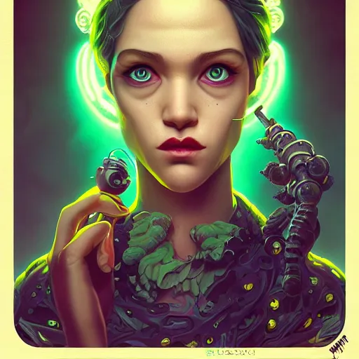 Image similar to Lofi BioPunk Lovecraft Lovecraftian portrait Pixar style by Tristan Eaton Stanley Artgerm and Tom Bagshaw