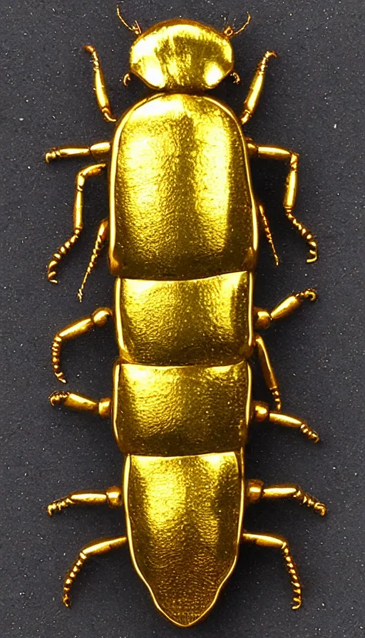 Image similar to gold beetle jewel