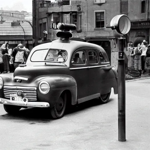 Image similar to google street view car ( 1 9 4 6 )