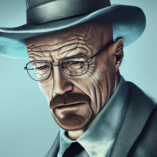 Prompt: walter white is sherlock holmes, high quality illustration, trending on artstation, octane render, 4 k, pixar rendering,