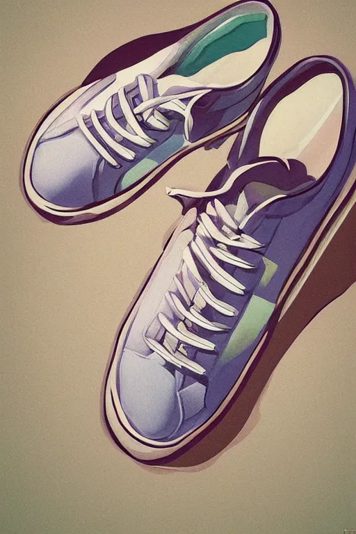 Image similar to Sneakers beautiful art, realistic proportions, soft light, soft colors, smooth, sharp focus, illustration, art