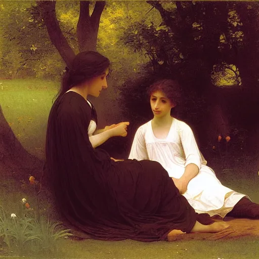 Image similar to The Shire, William-Adolphe Bouguereau painting