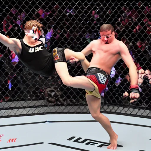 Prompt: harry potter in the ufc