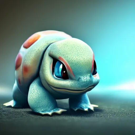 KREA - photography of a realistic bulbasaur animal, ultra detailed, 8 k,  cinematic lighting, natural background, trending on artstation, pokemon