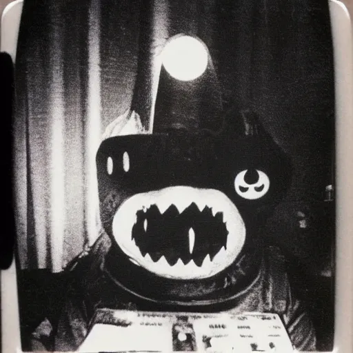 Prompt: a polaroid of the scariest monster ever depicted, 1 9 7 4