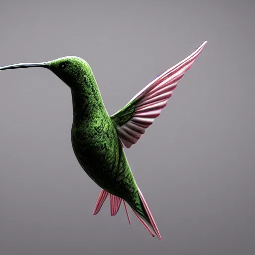 Image similar to ultra realistic robo!!! hummingbird