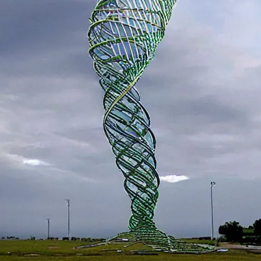 Prompt: DNA tornado