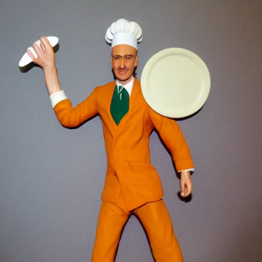 Image similar to albert hofmann cosplay celebrity chef, stop motion vinyl action figure, plastic, toy, john stezaker style