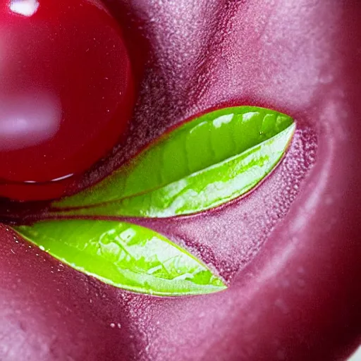 Image similar to a perfect photo of a close-up cherry. Behance