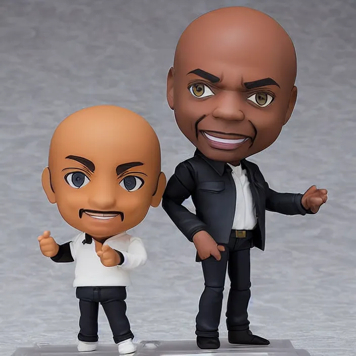 Image similar to Dave Chappelle, An anime Nendoroid of Dave Chappelle, figurine, detailed product photo