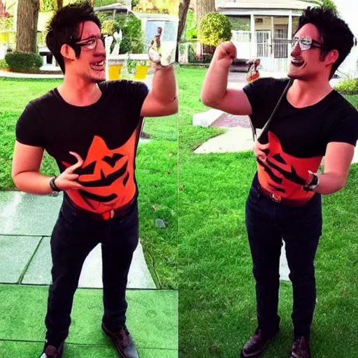 Image similar to markiplier halloween costume