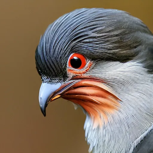 Prompt: extremely detailed cartoon bird looking directly into camera