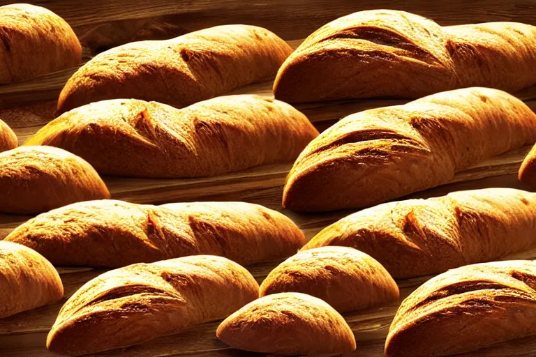 Image similar to bread centipede ultrarealism