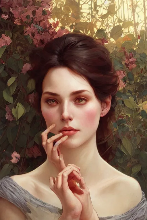 Prompt: ultra realistic illustration, mid century european girl, eclectic, elegant, highly detailed, digital painting, concept art, smooth, sharp focus, illustration, art by artgerm and greg rutkowski and alphonse mucha