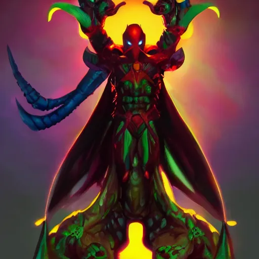 Image similar to Bright, colorful, realistic super hero individual warhammer 40 Dark eldar full body and head shot backlighting, kodachrome, high contrast, highly detailed, sharp focus, digital painting, concept art, illustration, trending on artstation, comic book by Alex Ross cover art