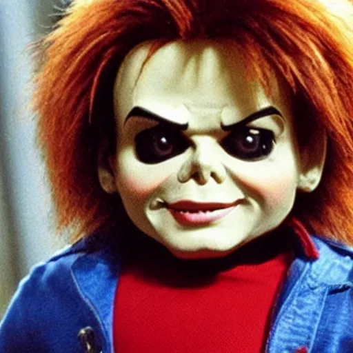 Image similar to Michael Jackson as Chucky