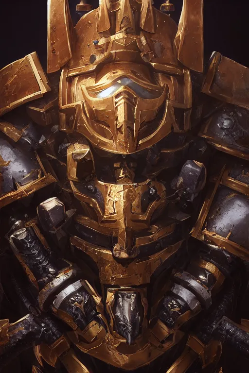 Image similar to queen portrait heros warhammer 4 0 k horus heresy fanart - the primarchs emperor by johannes helgeson animated with vfx concept artist & illustrator global illumination ray tracing hdr fanart arstation zbrush central hardmesh 8 k octane renderer comics stylized