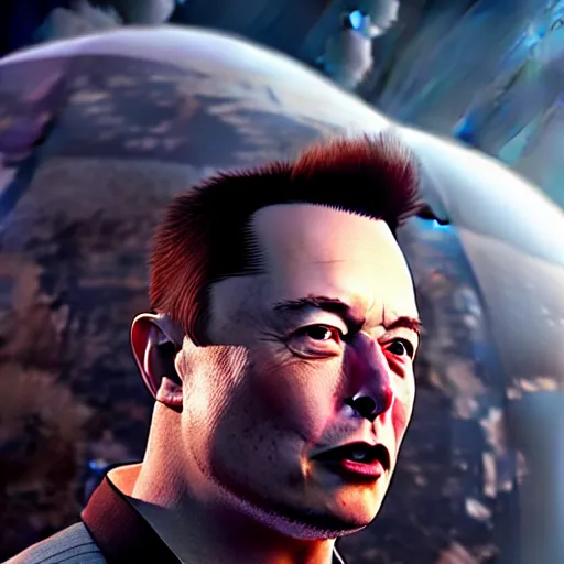 Image similar to elon musk with very long ivory tusks growing out of his cheeks 8 k ultra realistic, award winning, unreal engine 5, masterpiece, atmosphere glow, hyperrealistic, focused, extreme details, cinematic