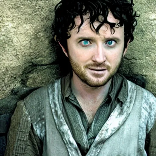 Prompt: Aaron Paul as Frodo