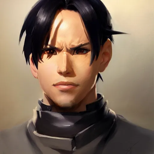 Prompt: greg manchess portrait painting of kirito as overwatch character, medium shot, asymmetrical, profile picture, organic painting, sunny day, matte painting, bold shapes, hard edges, street art, trending on artstation, by huang guangjian and gil elvgren and sachin teng