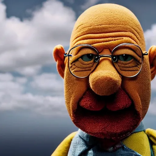 Image similar to Muppet Walter White