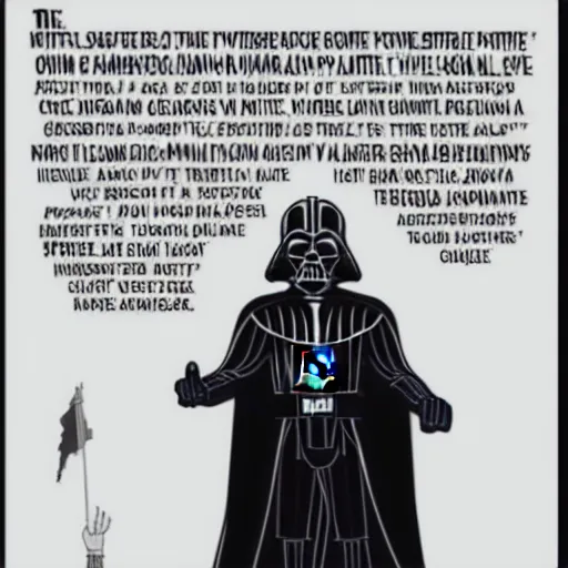 Prompt: Darth Vader as a Supreme Court justice