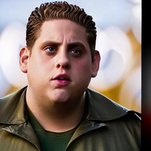 Prompt: movie still of Jonah Hill starring as Guile in the 2026 live action street fighter movie