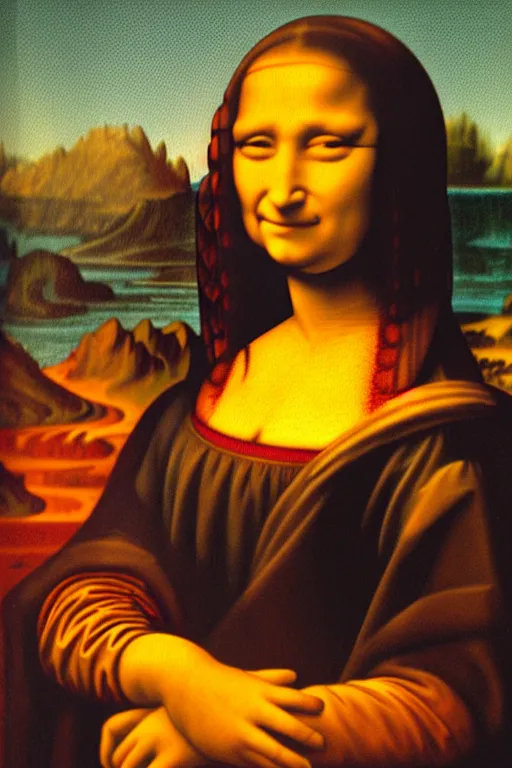 Image similar to Homer Simpson as Mona Lisa,