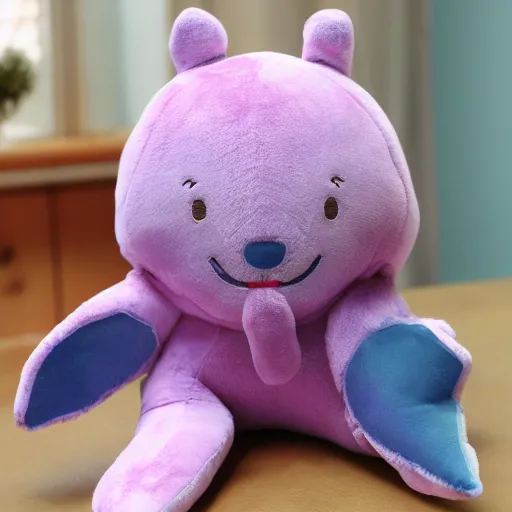 Image similar to A happy dolphin, plush doll, 8k