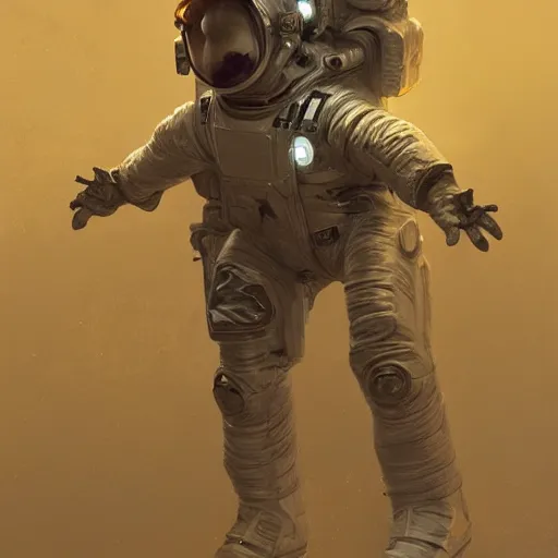 Image similar to rebel astronaut, fullbody, fantasy, intricate, elegant, highly detailed, digital painting, artstation, concept art, smooth, sharp focus, illustration, art by greg rutkowski