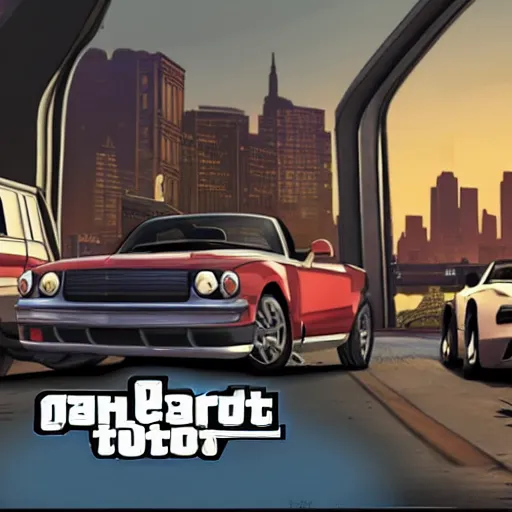 Prompt: Grand Theft Auto 6 logo