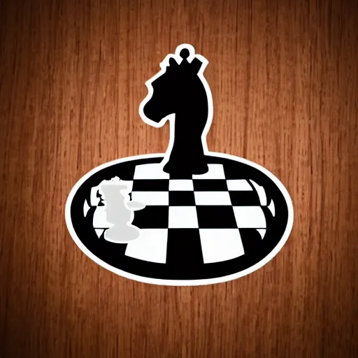 Prompt: a logo for a chess - themed dating app named checkmate