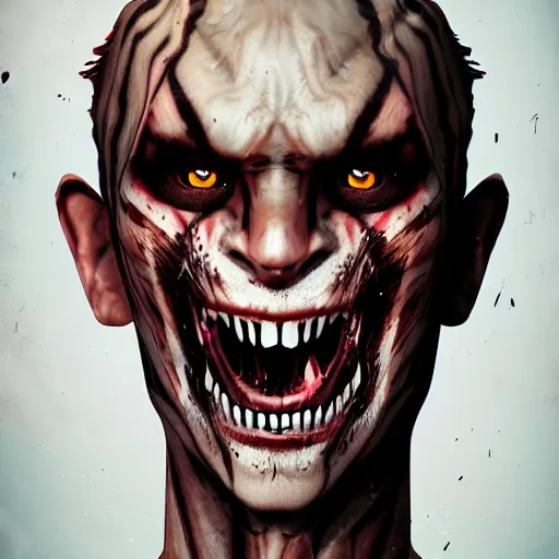 Prompt: a hyper real comic book style portait painting of a vampire zombie tiger, unreal 5, hyperrealistic, octane render, cosplay, rpg portrait, dynamic lighting