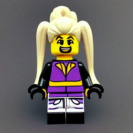 Image similar to ariana grande lego figurine