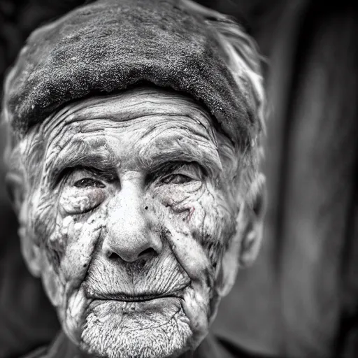 Prompt: ageing is by far the most common cause of death, 4k, post-processing