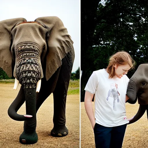 Image similar to photoshoot, hybrid mollusk elephant