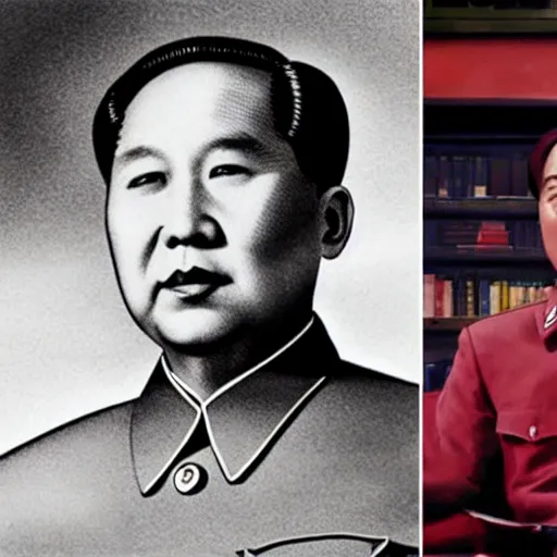 Prompt: photograph of Mao Zedong on Big Bang Theory, golden hour, trending on TikTok, sexy vibes, sigma