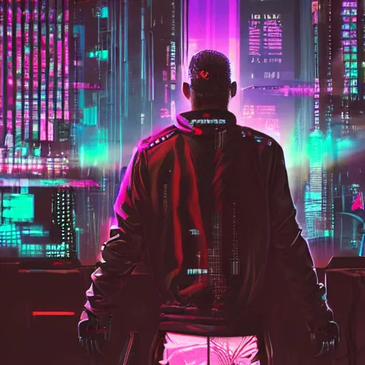 Image similar to cyberpunk