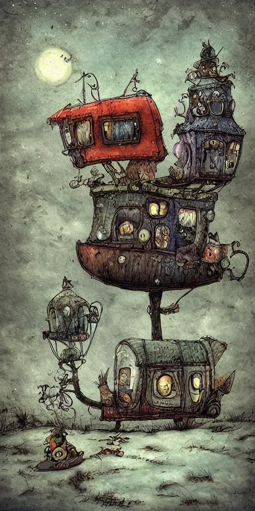 Image similar to a caravan by alexander jansson