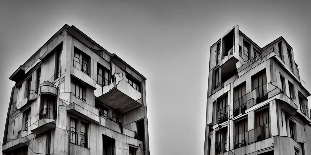 Image similar to tbilisi, architecture, bauhaus, pop surrealism, surrealism,