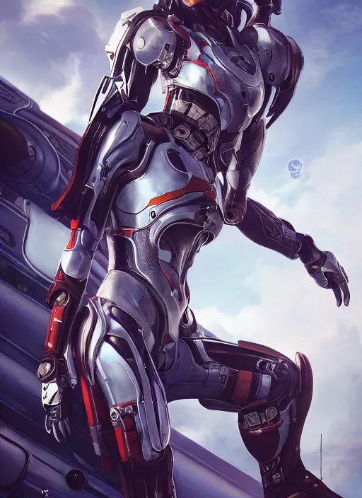 Image similar to photo of a cyborg girl on a space ship, warframe armor, scifi, professionally color graded, interesting angle, sharp focus, 8 k high definition, insanely detailed, intricate, innocent, art by stanley lau and artgerm