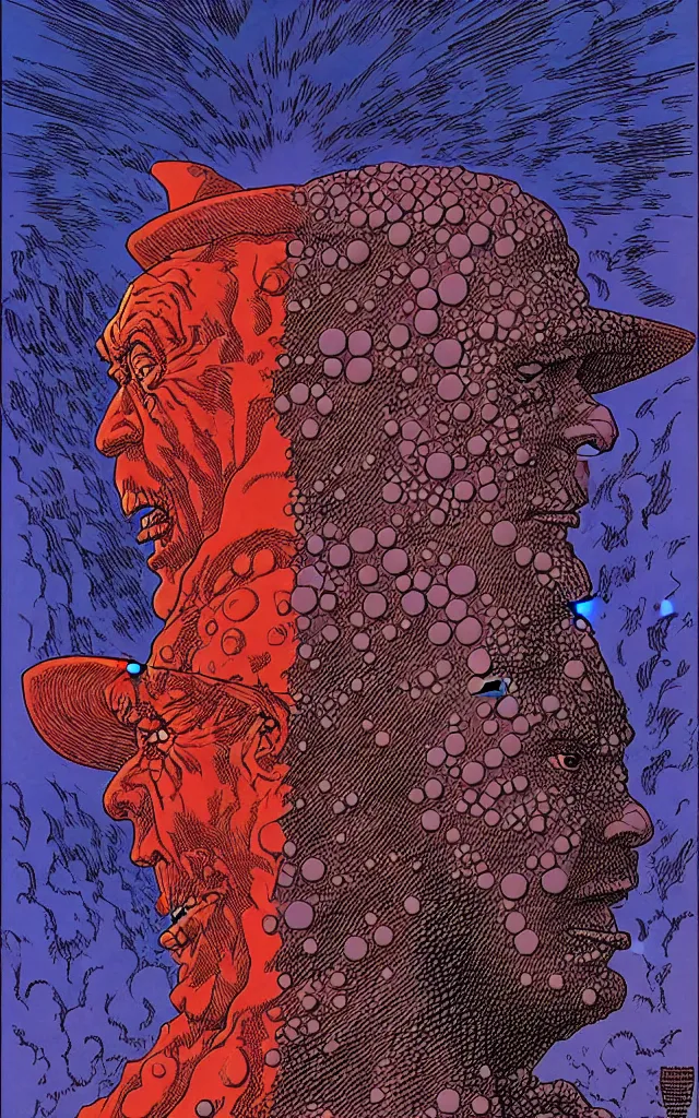 Image similar to the demonology of modern politics, by jean giraud