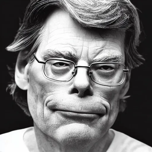 Prompt: stephen king, daugerotype,