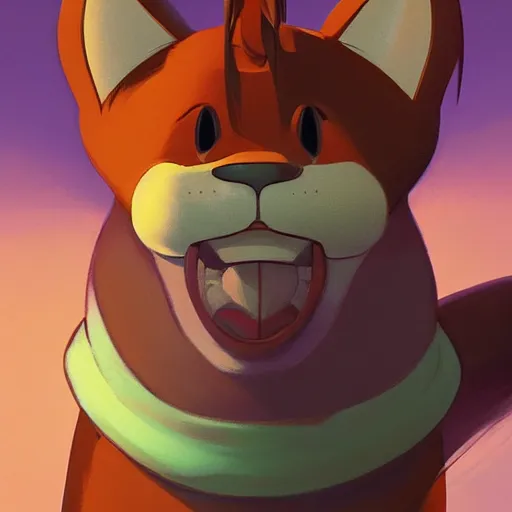 Image similar to face icon stylized minimalist catdog, loftis, cory behance hd by jesper ejsing, by rhads, makoto shinkai and lois van baarle, ilya kuvshinov, rossdraws global illumination