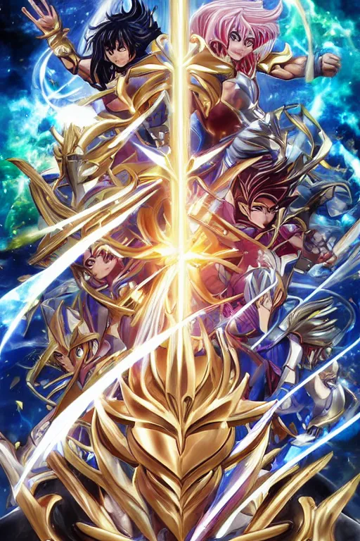 Image similar to 2 0 2 2 knights of the zodiac saint seiya battle for sanctuary hero suit armor comics mask minimalist verytoon nautiljon animes toei animation namco bandai, art by artgerm and greg rutkowski and magali villeneuve