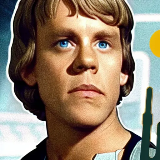 young mark hamill as luke skywalker, cinematic, 8k, Stable Diffusion