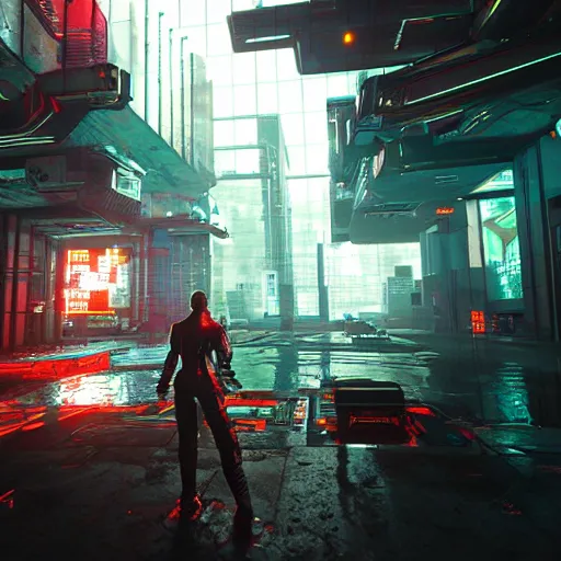 Prompt: cyberpunk in unreal engine 4k